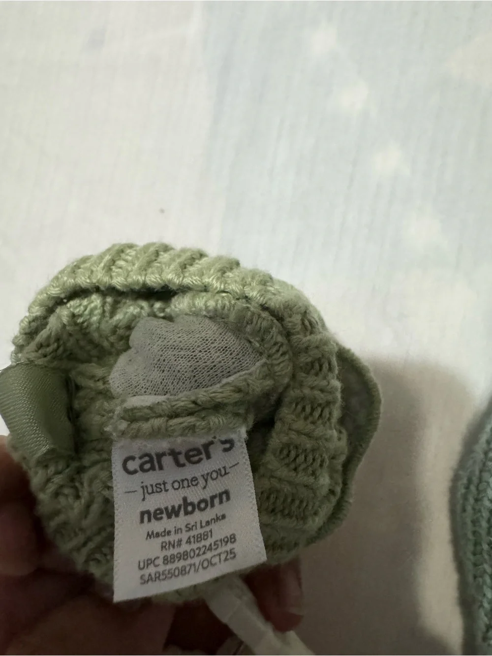 Kids Knit Two-Piece Set in Sage Green - 